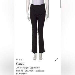 Gucci Black Pants